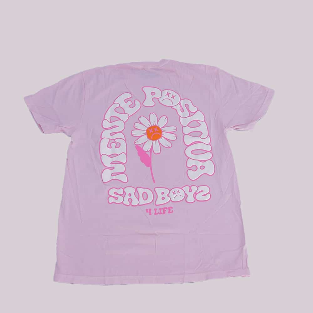 Playera Sadboyz Mente Positiva Pink