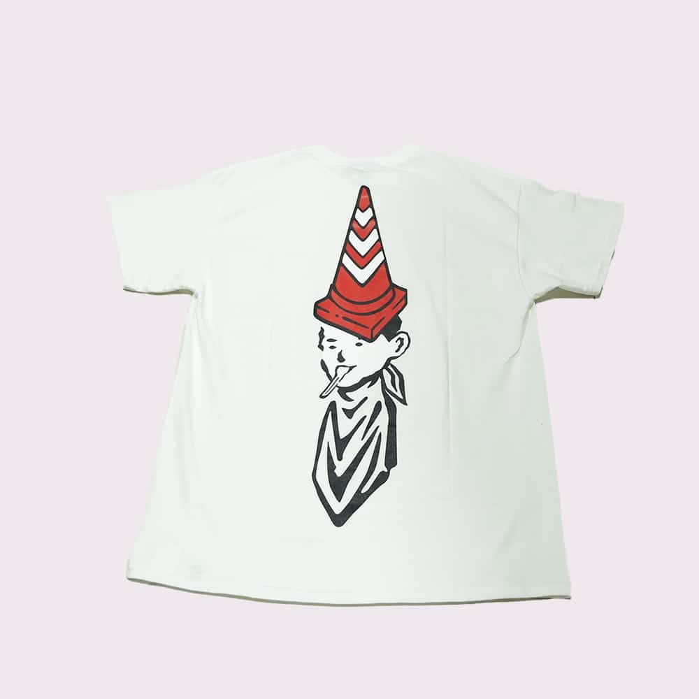 Playera Ice Cream Cone Head White