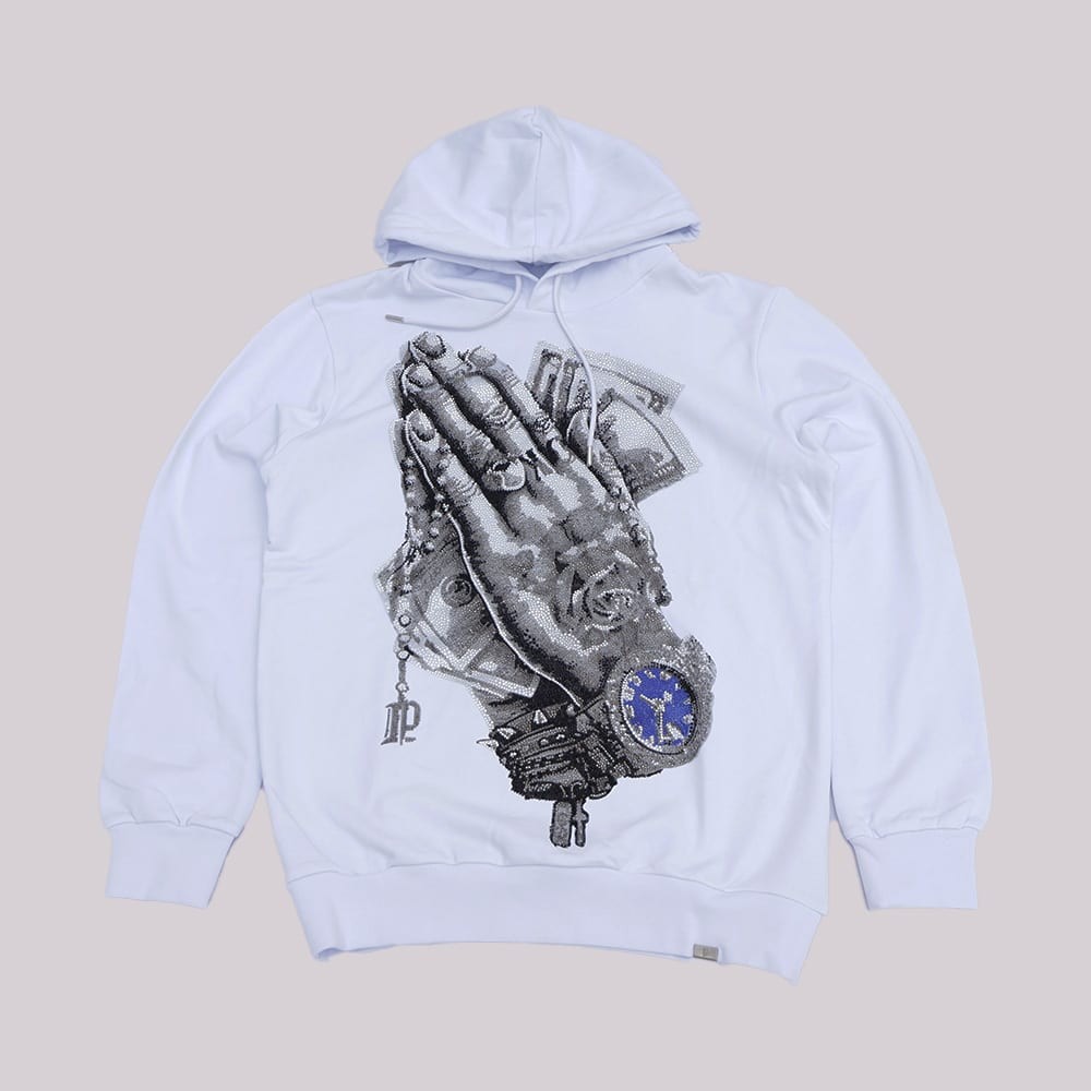 Sudadera Left Point Crystal Pray Hands