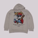 Sudadera Left Point Crystal Dog Red with bat