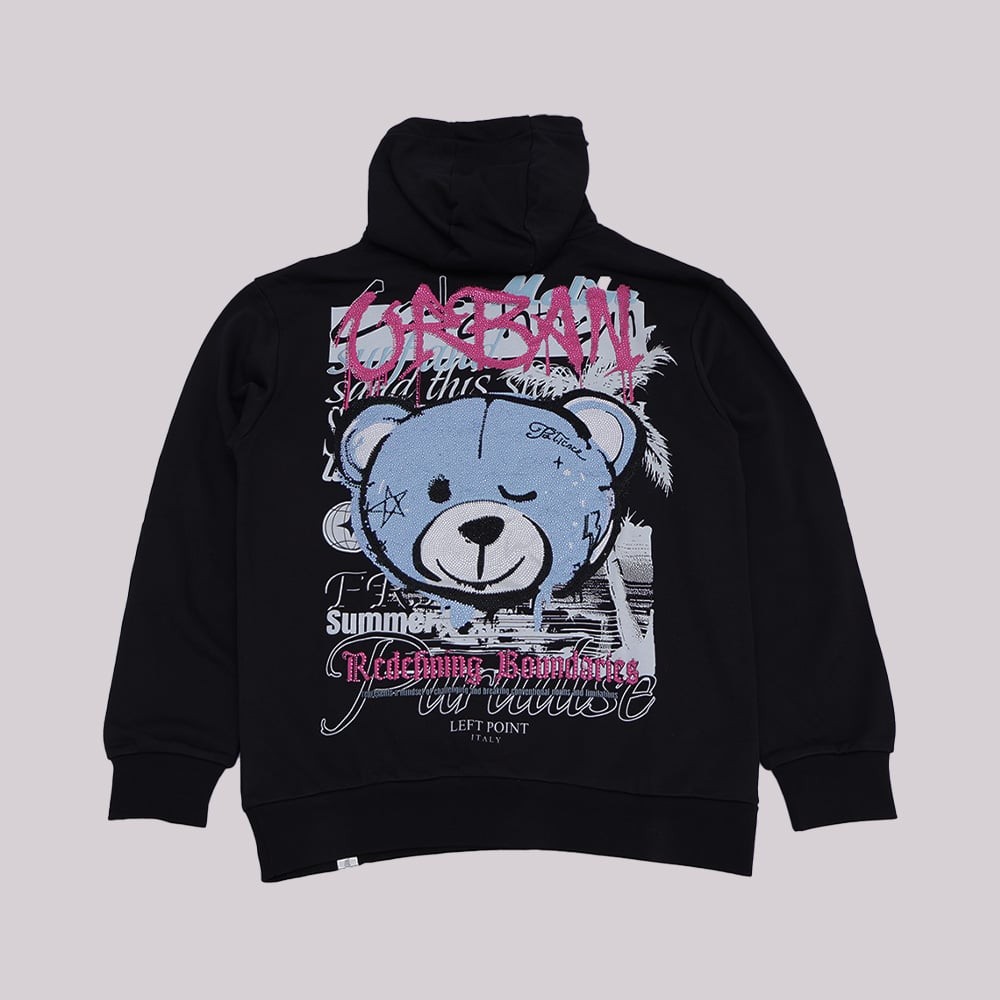 Sudadera Left Point Crystal Blue Bear