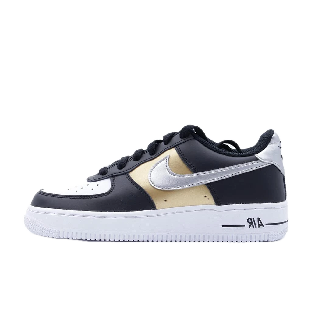 Nike Force 1 Black/Metallic Silver-White