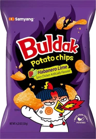 [CHIXX007] Chips Buldak Habanero Lime
