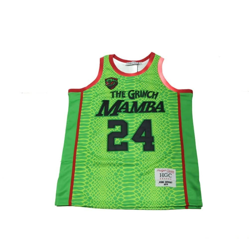 [JERVD022] Jersey Headgear The Grinch Mamba