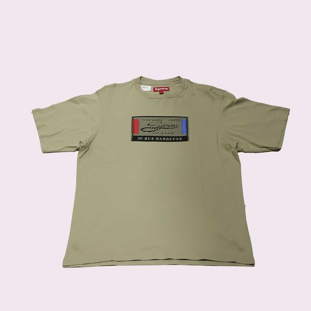 [PLABG025] Supreme Rue Barbette Beige T-Shirt
