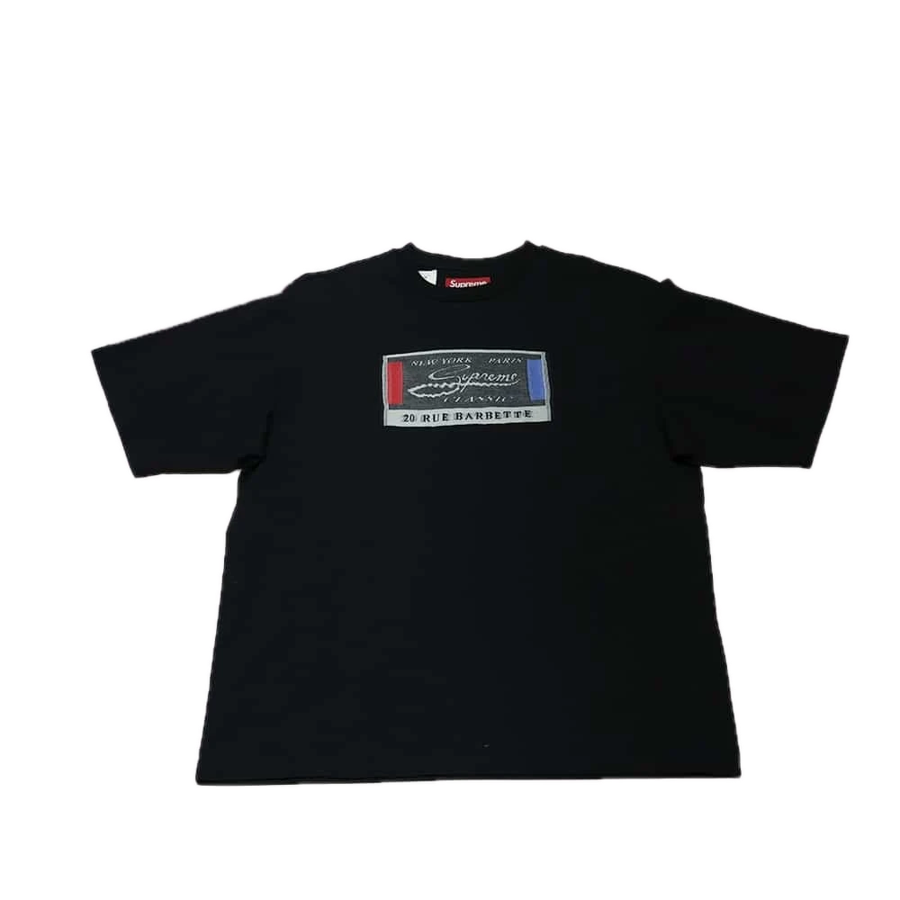 [PLANG026] Supreme Rue Barbette Black T-Shirt