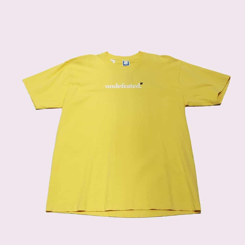 [PLAAM042] Undefeated Yellow T-Shirt