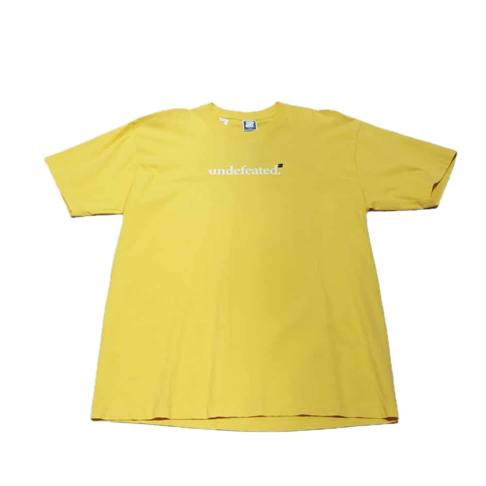 [PLAAM042] Undefeated Yellow T-Shirt