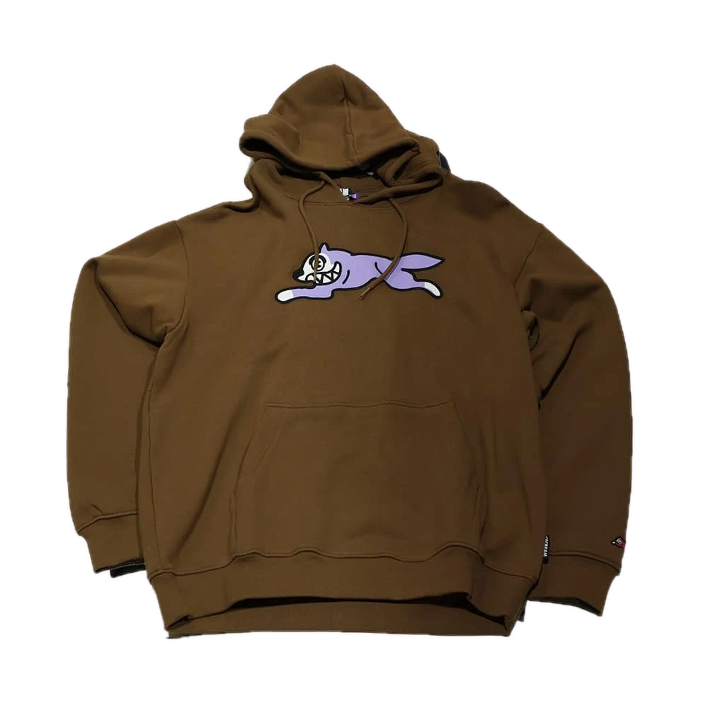 [HOOCF04] Hoodie Ice Cream Running Dog Brown
