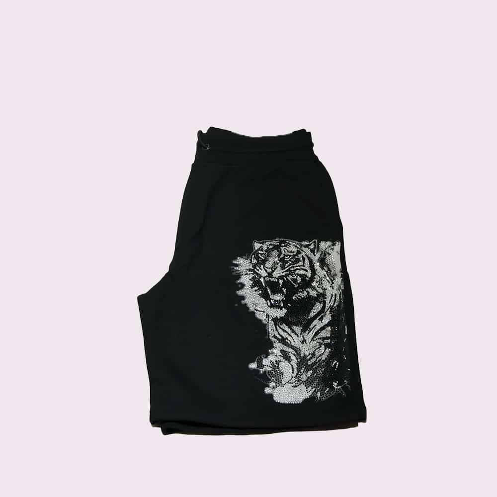 [SHONG02] Short Left Point Crystal Mono Tiger (CH)