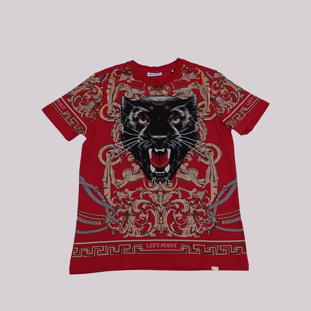 Left Point Crystal Panther T-Shirt