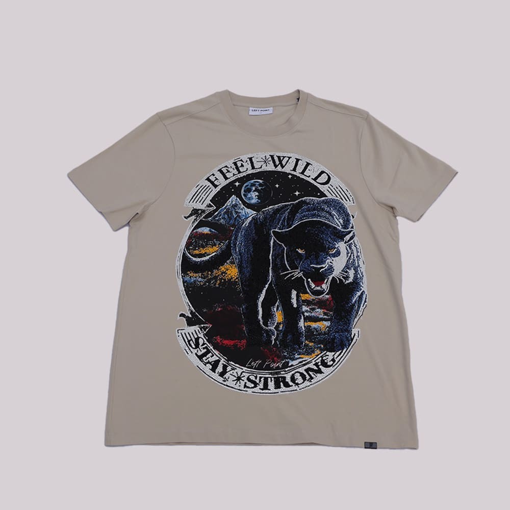 Left Point Crystal Panther T-Shirt