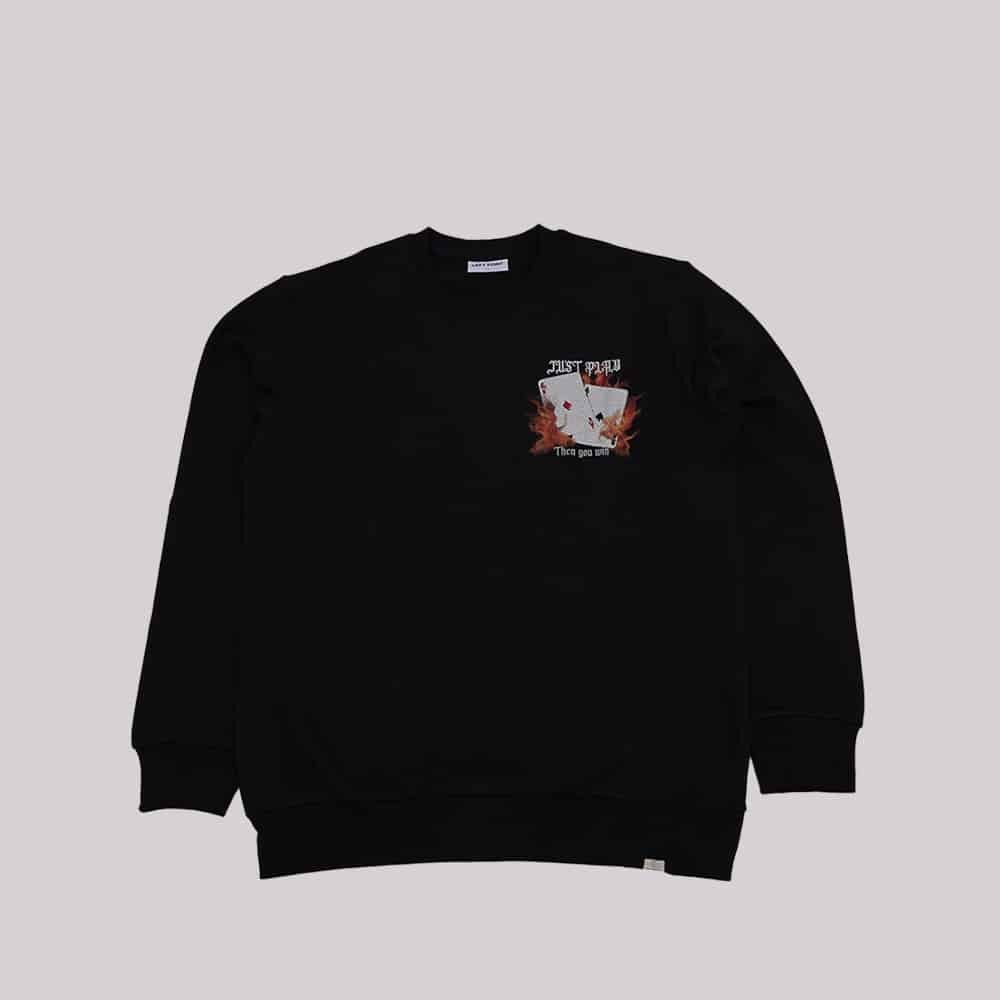 Crewneck Left Point Crystal Poker