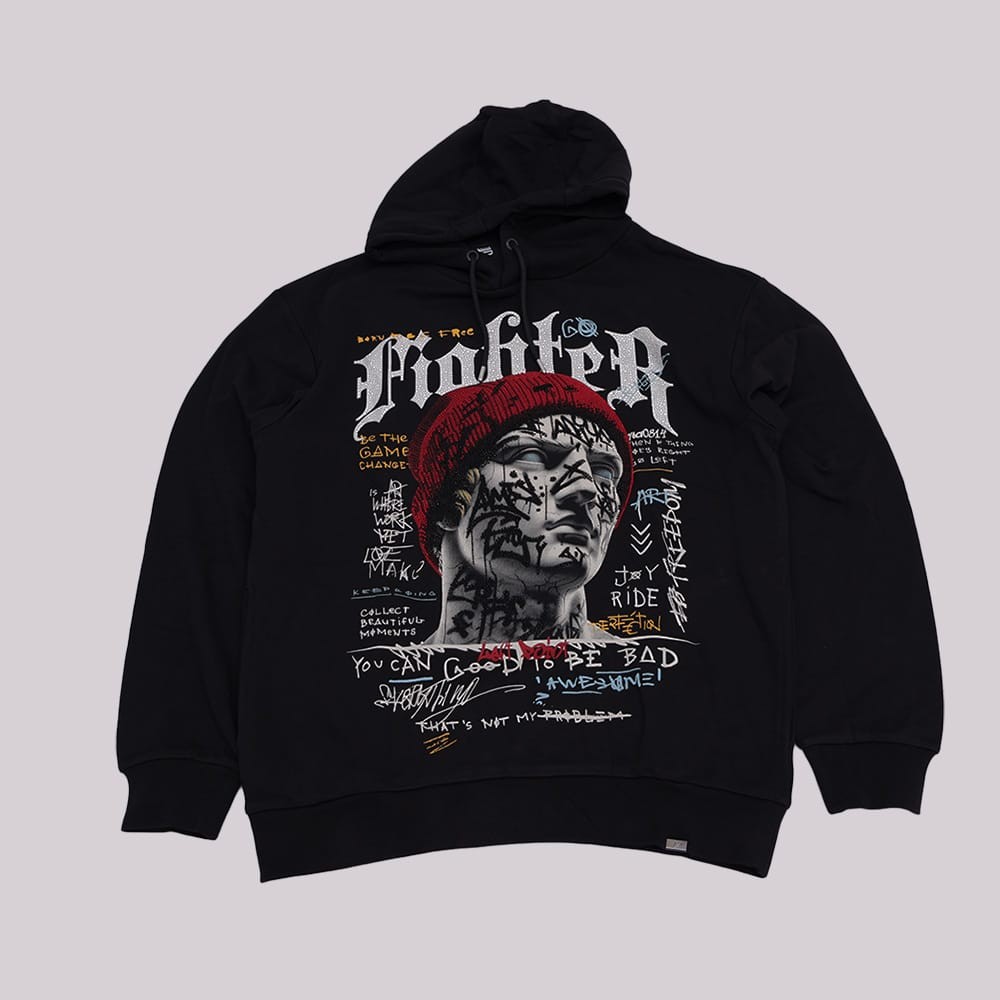 Left Point Crystal David Fighter Sweatshirt