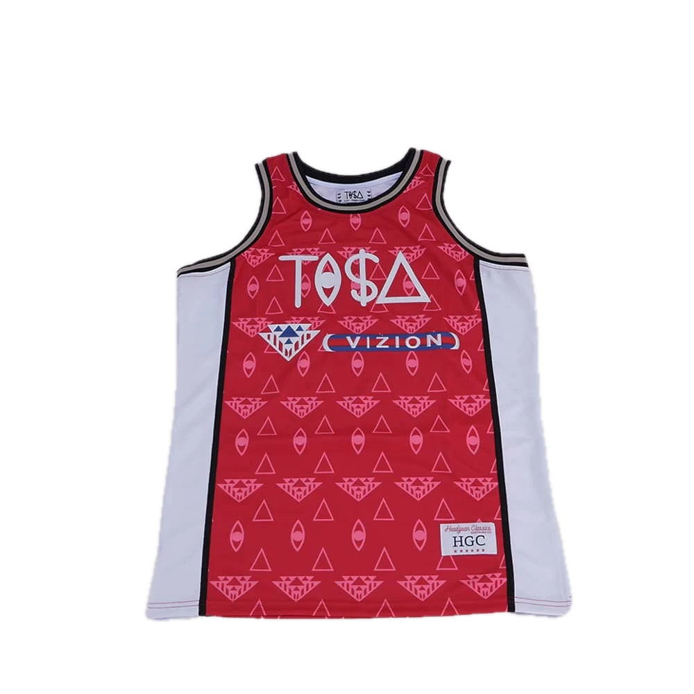 [JERRJ042] Jersey Headgear TOSA VIZION Red