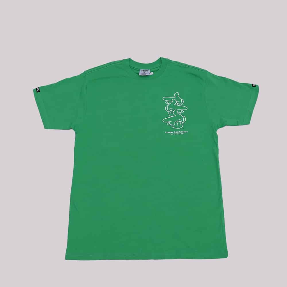 Crooks and Castles Hands Green T-Shirt