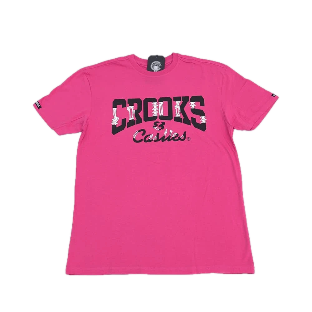 [PLARS023] Crooks and Castles Bone Pink T-Shirt