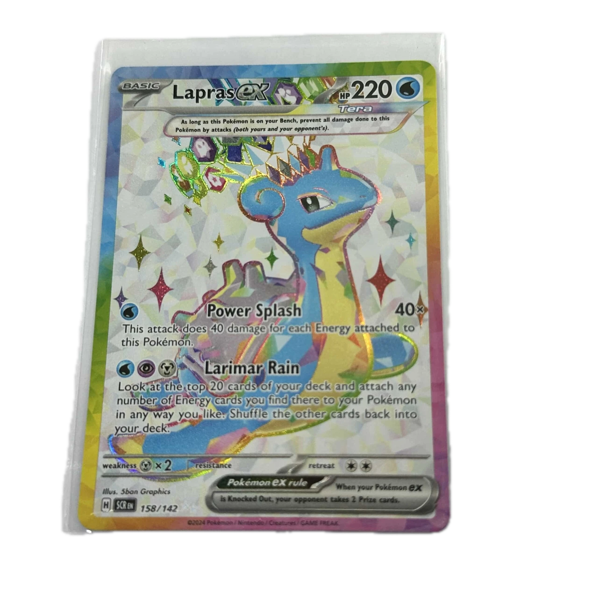 [LAPXX002] Lapras Ex Full Art