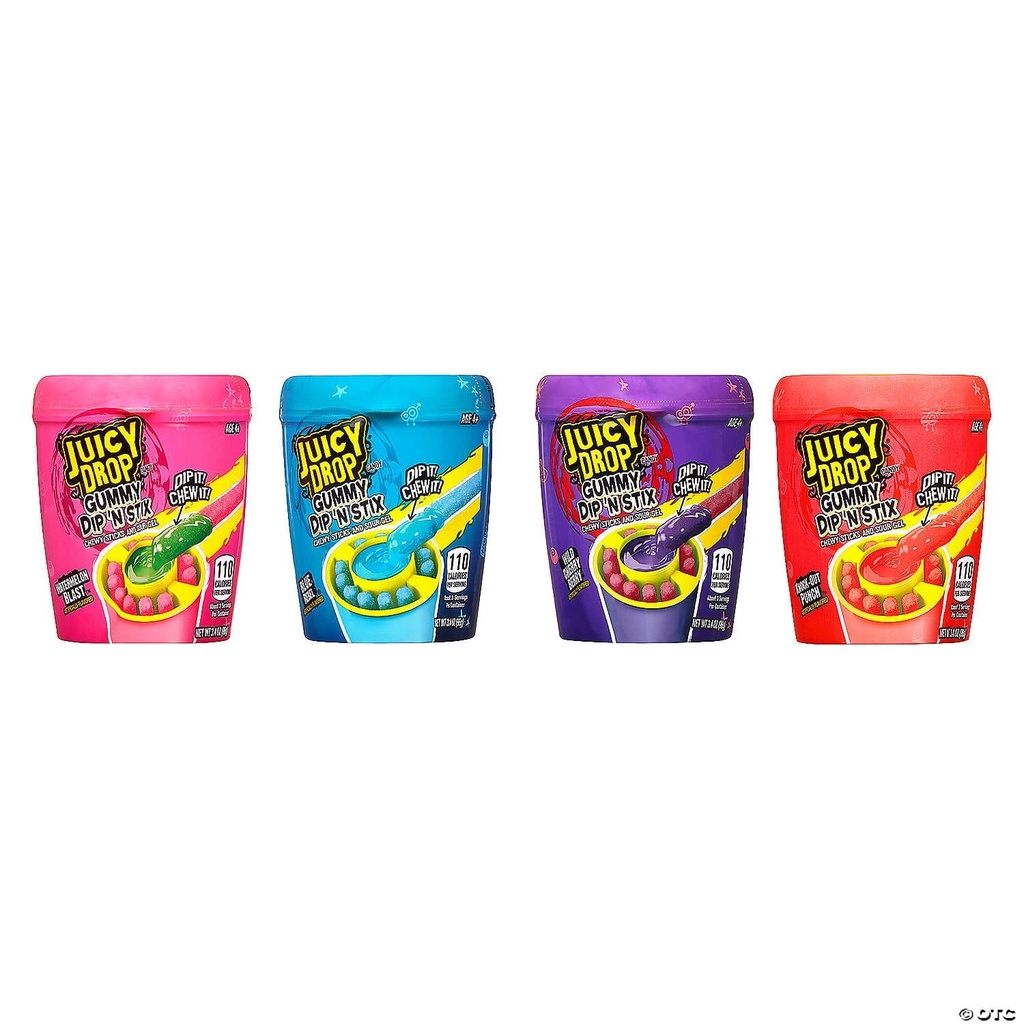 [JUIAZ002] Juicy Drop Gummy Dip ‘N Stix