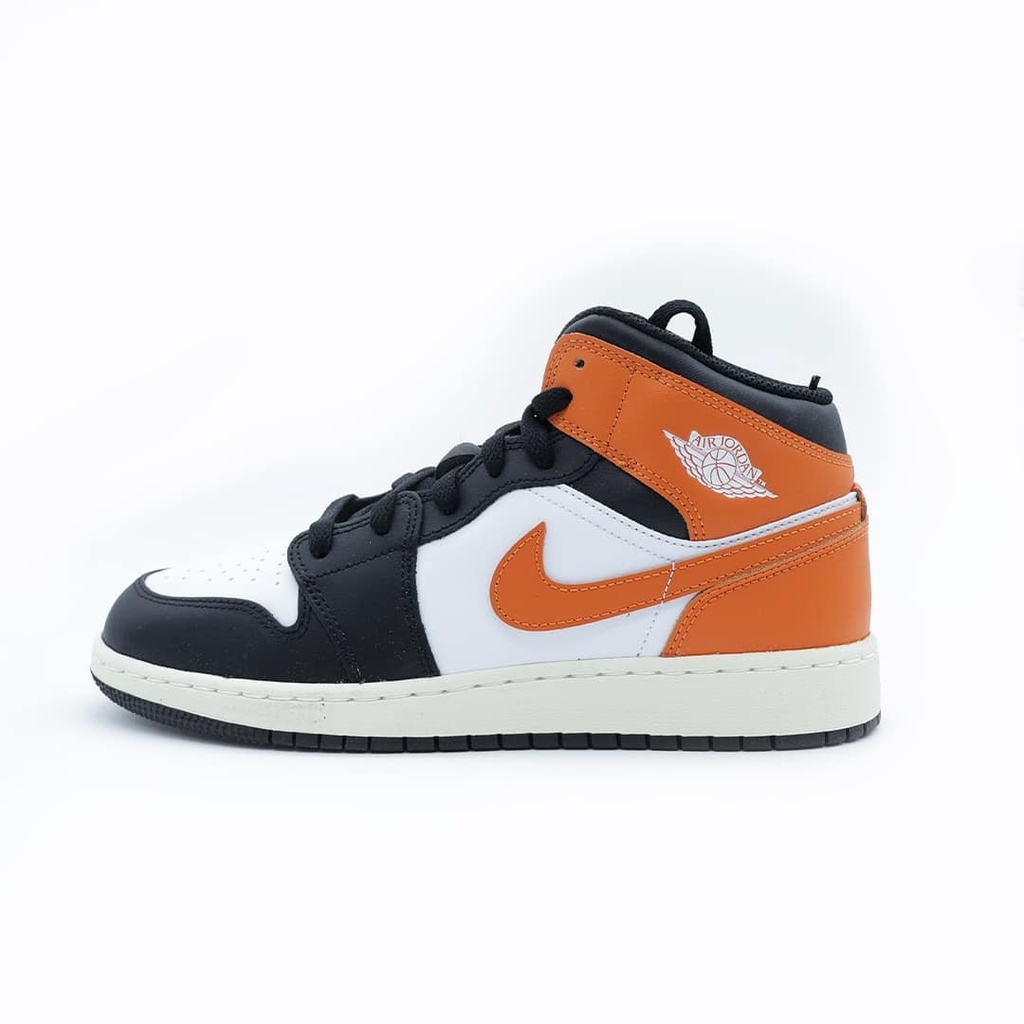 [AIRNR24] Air Jordan 1 Mid Starfish/Black-White Boys (AJ1)