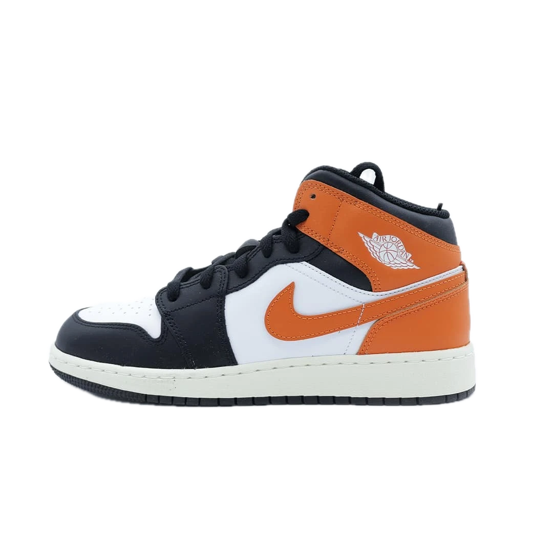Air Jordan 1 Mid Starfish/Black-White Boys (AJ1)