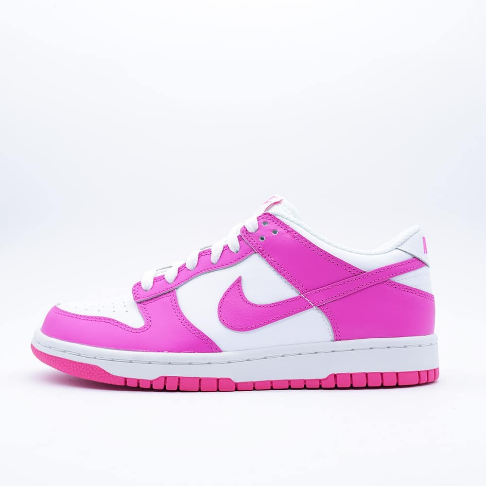 Nike Dunk Low White/Fuchsia Girls (Dunks)