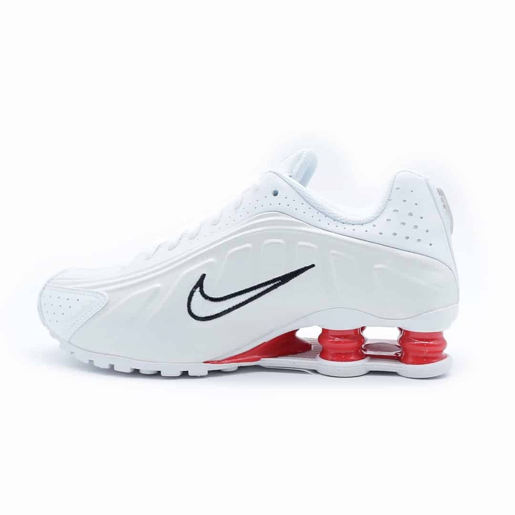 Nike Shox R4 White Phantom Picante Red