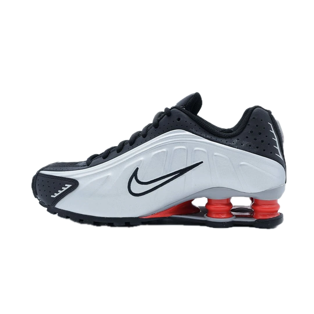 Nike Shox R4 Metallic Silver/Black Boys