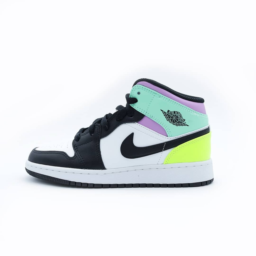 [JORRS23] Jordan 1 Mid Pastel Black Toe (Black Toes, AJ1)