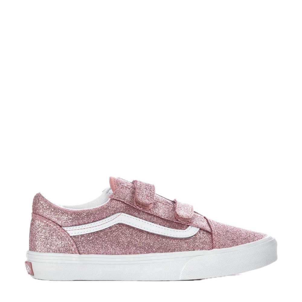 [VANRS24] Vans Old Skool V Gold Pink Shiny Girls (Old Skools)