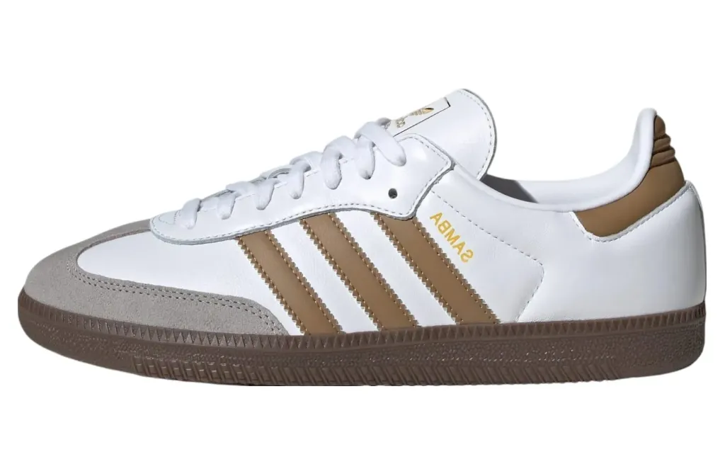 [ADSBLC001] Adidas Samba OG Cloud White Brown (Sambas)
