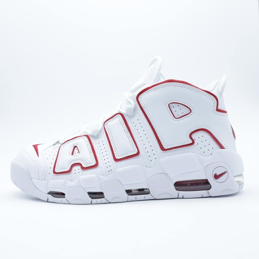 Nike Air More Uptempo White Red Varsity (Uptempos, Pippens)
