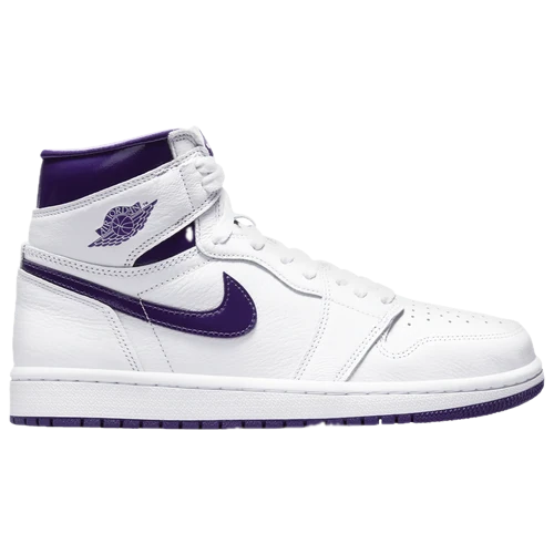 Nike Air Jordan High Leather White/Purple Court