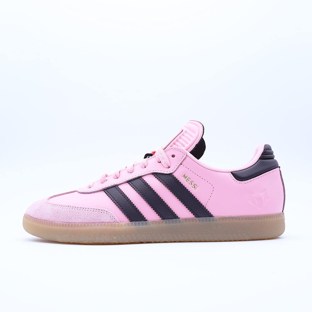 [ADIRS26] Adidas Samba Messi Indoor Light Pink/Black/Gum (Sambas) (26.5)
